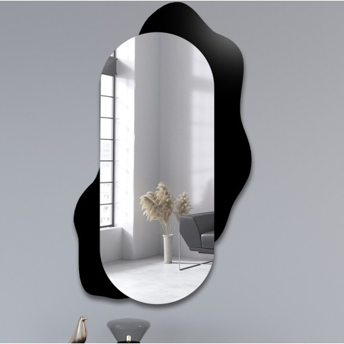 Ozdobné oválné zrcadlo na...