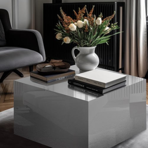 Exkluzivní bílý glamour stůl