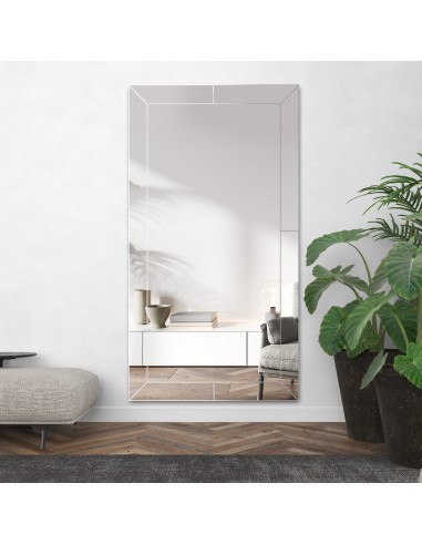 Křišťálové zrcadlo Glamour v zrcadlovém rámu - PERLA OptiWhite