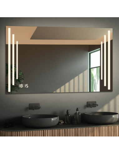 Koupelnové obdélníkové zrcadlo s...