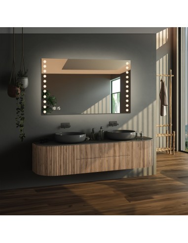 Koupelnové obdélníkové zrcadlo s...