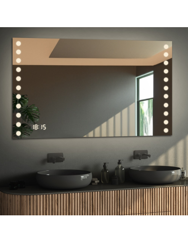 Koupelnové obdélníkové zrcadlo s...