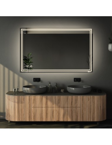 Koupelnové obdélníkové zrcadlo s...