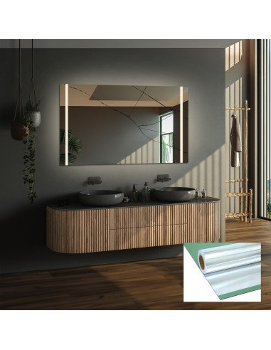 Obdélníkové koupelnové zrcadlo s... Obdélníkové koupelnové zrcadlo s...