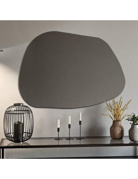 Dekorativní zrcadlo s organickým tvarem - BAZALT