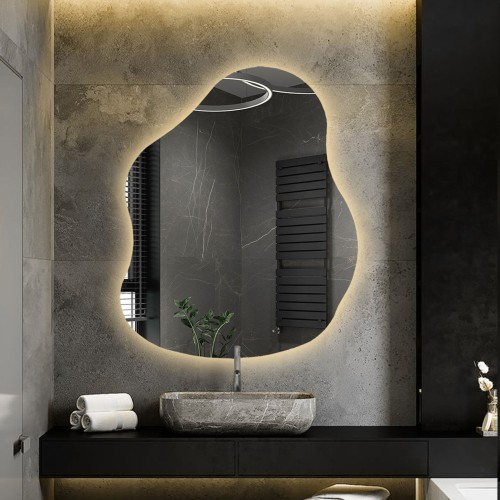 Zrcadlo s organickým tvarem...