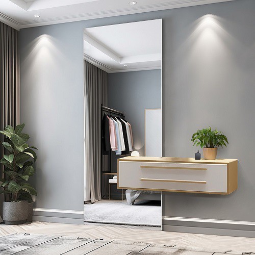 Velké obdélníkové zrcadlo...