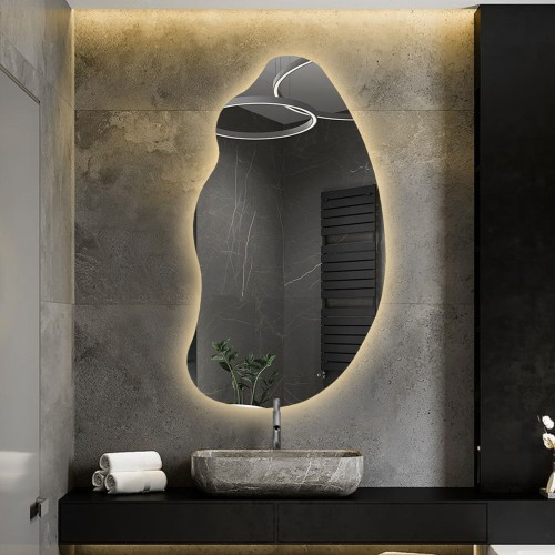 Zrcadlo s organickým tvarem...