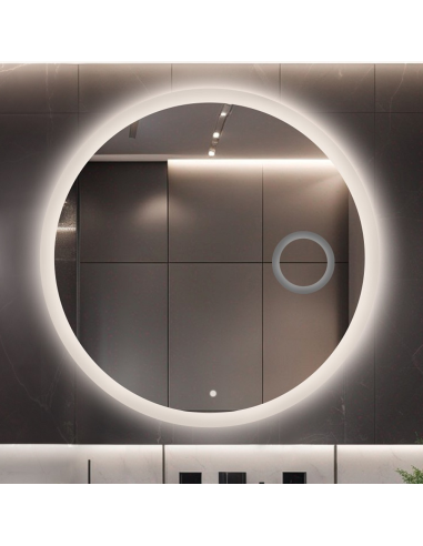 Koupelnové kruhové zrcadlo se zoomem...