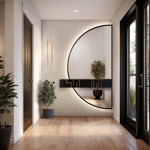 Půlkruhové zrcadlo ve dvou... 2