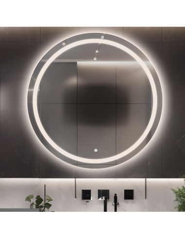 Kulaté koupelnové zrcadlo s...