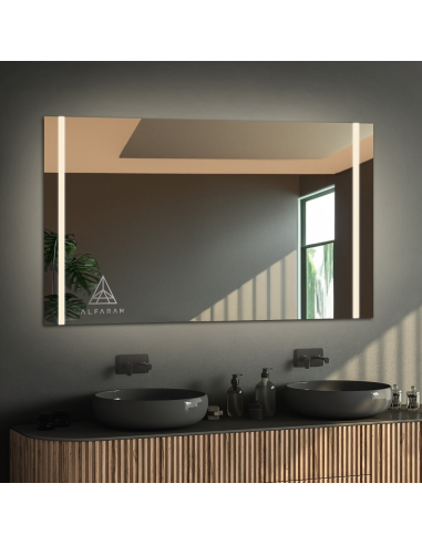 Obdélníkové koupelnové zrcadlo s...