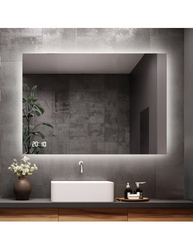 Obdélníkové koupelnové zrcadlo s...