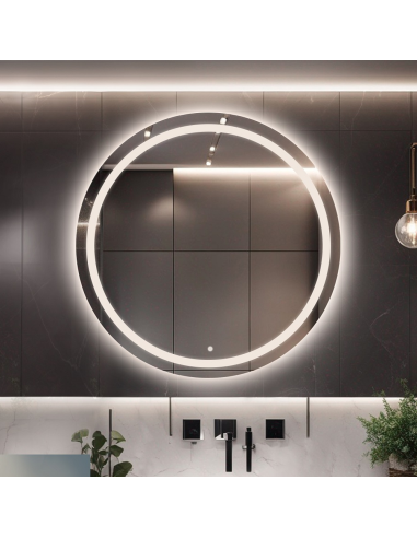 Kruhové koupelnové zrcadlo s...
