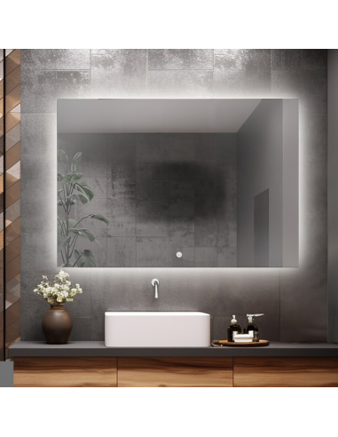 Koupelnové obdélníkové zrcadlo s...