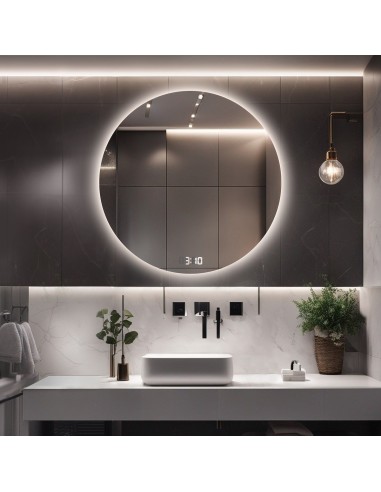 Koupelnové kruhové zrcadlo s...