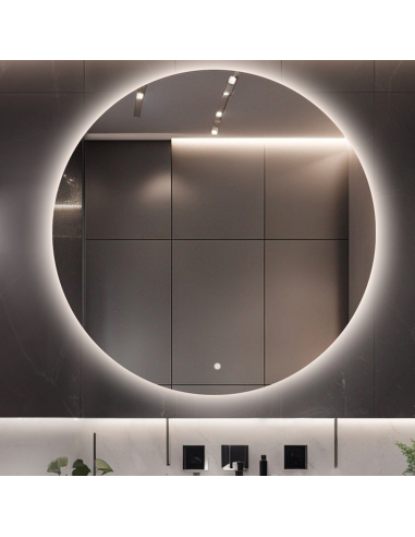 Koupelnové kruhové zrcadlo s...