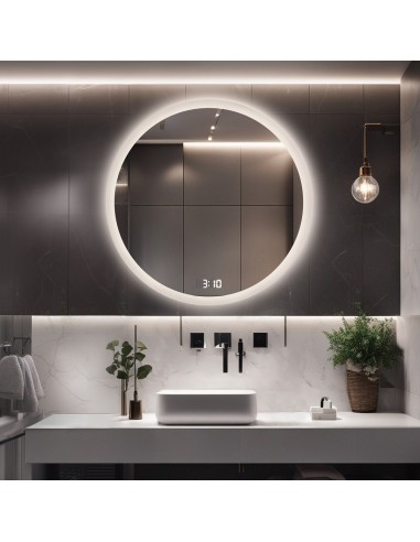 Koupelnové kruhové zrcadlo s...