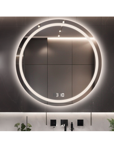 Koupelnové kruhové zrcadlo s...