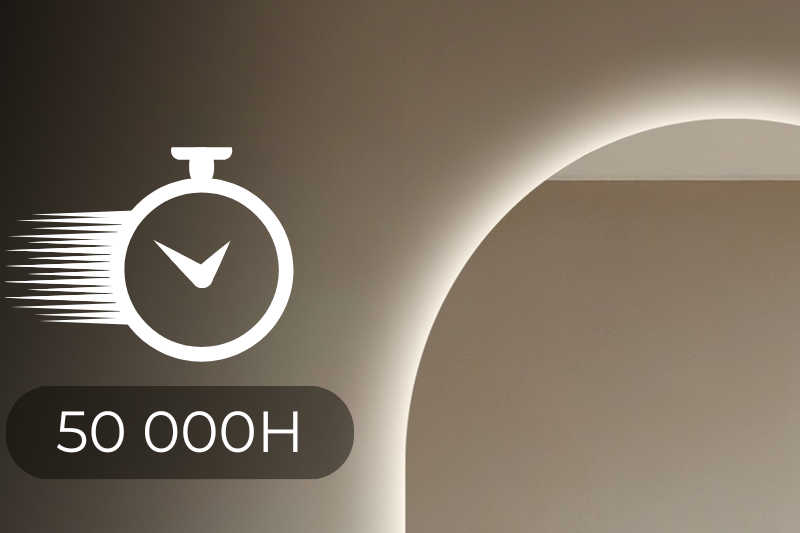 Dlouhá životnost 50 000 hodin.