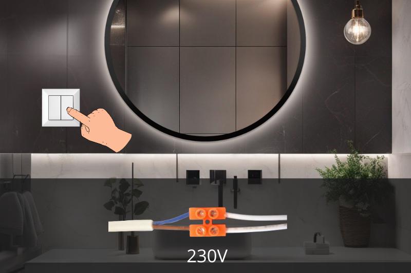 Přímo do kabelu 230V