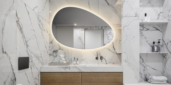 Koupelna inspirace — 6 zajímavých aranžmá a inspirací, jak využít zrcadlo 